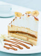 Banana Caramel Cake Slice