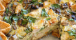 Chicken, Mushroom & Spinach Quiche