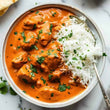Butter Chicken with Steamed Rice
