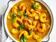 Curry Prawns on Steamed Rice