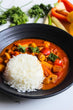 Thai Red Chicken Curry on Steamed Rice