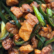 BBQ Pork Belly Stir Fry & Fried Rice