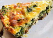 Kransky, Pumpkin, Fetta, Spinach Quiche