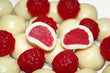 White Choc Raspberries - 250g